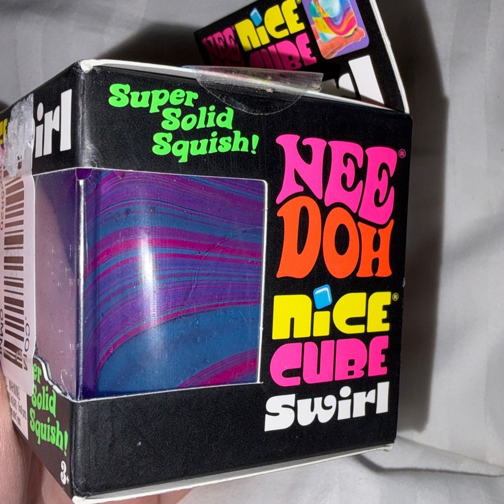 Trendy Brand New NeeDoh Swirl Super Solid Squish - Purple, Blue, & Pink🔥 - Picture 7 of 7